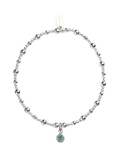 Aquamarine March Birthstone Bracelet