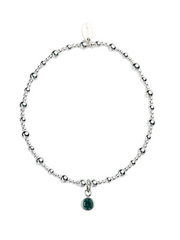 Emerald May Birthstone Bracelet