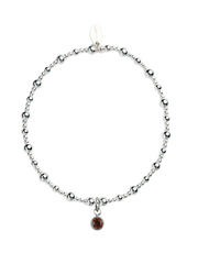 Ruby July Birthstone Bracelet