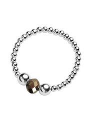 Golden Glass Bead Ring