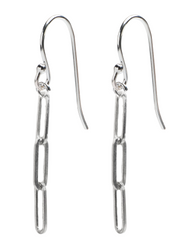 3 Link Paper Chain Earrings