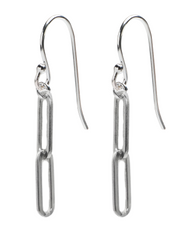 2 Link Paper Chain Earrings