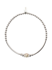 Pippa Pearl Tube Bracelet
