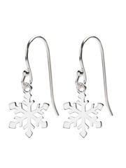 Snowflake Hanging Earrings