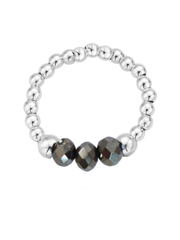 Twilight Triple Bead Ring