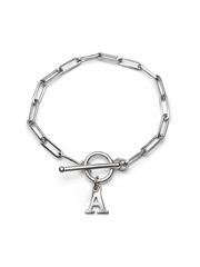 Letter Paper Chain Bracelet