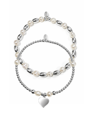 Engravable Pippa Pearl Stack