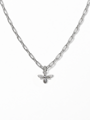 Luxury Mini Paper Chain Bee Happy Necklace