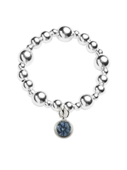 Blue Zircon December Birthstone Ring