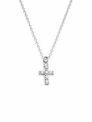 Sparkle Cross Pendant Necklace
