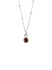 Ruby July Birthstone Necklace