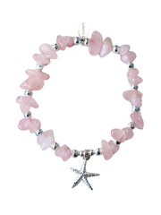 Starfish Rose Quartz Bracelet