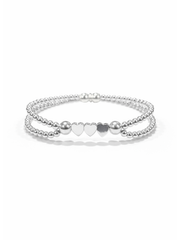 Triple Heart Twist Bracelet