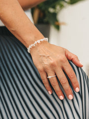 Cici Rock Crystal Chip Bracelet