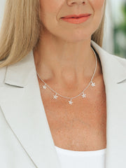 Sparkle Flower Necklace