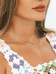 Mini Paper Chain Necklace