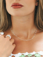 Mini Paper Chain Necklace