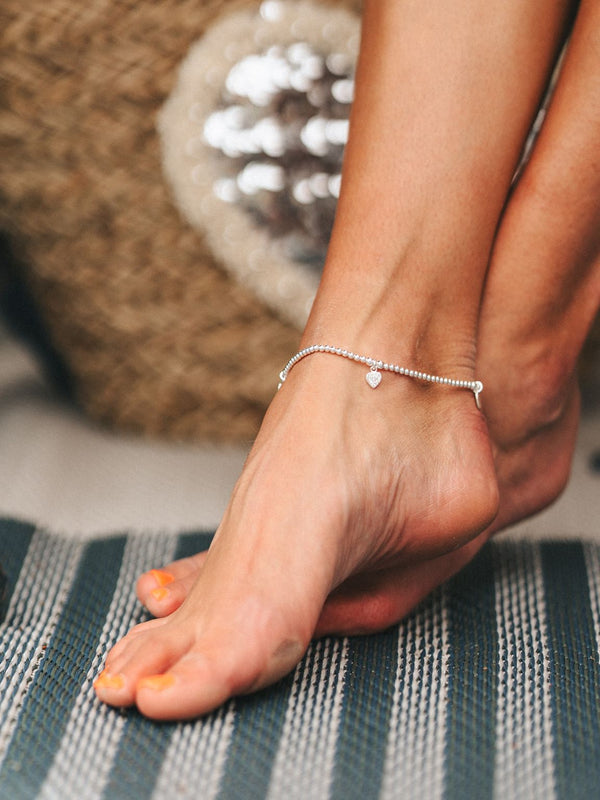 Jessie Heart Anklet