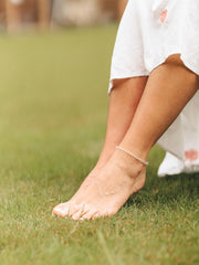 Cassie Clear Stacking Anklet