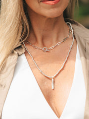 Bianca Beaded Tassel Necklace