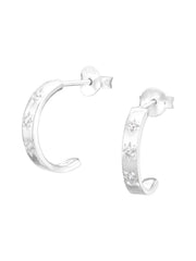 Star Light Half Hoop Earrings