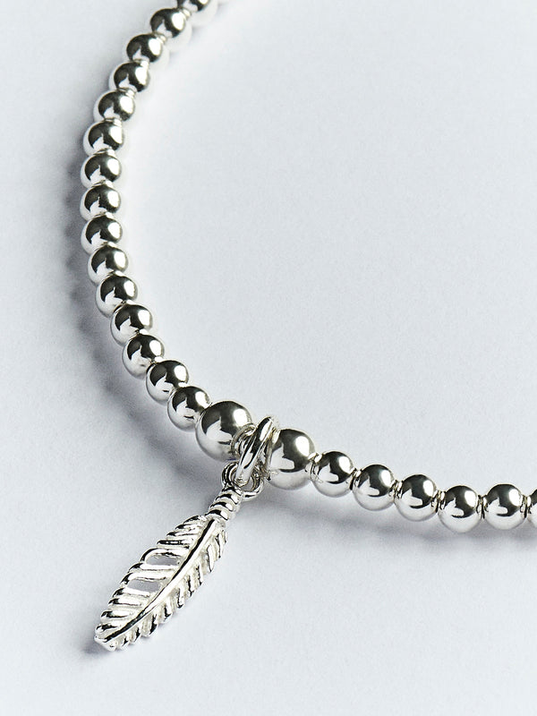 Faith Feather Bracelet