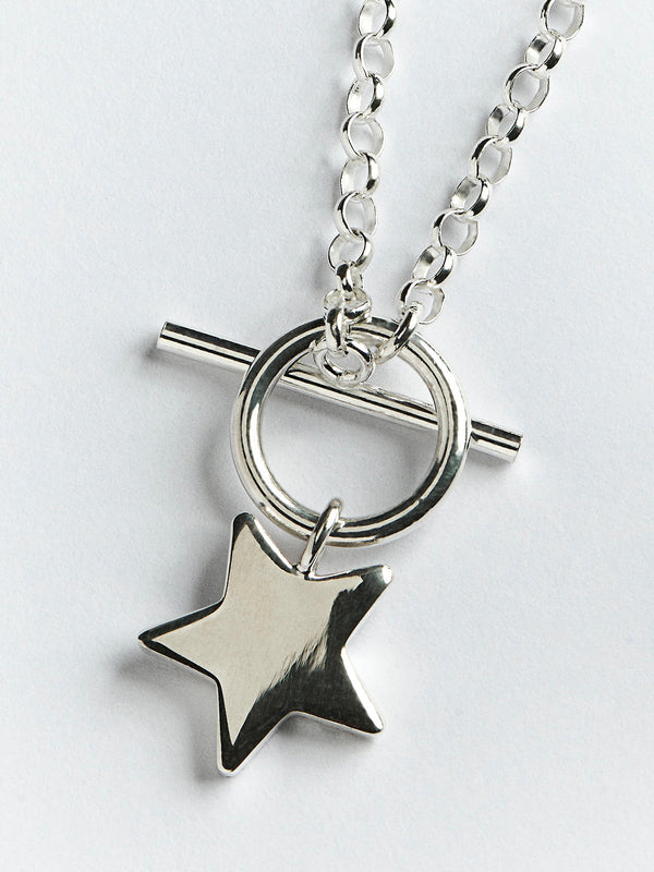 Twinkle Star T Bar Necklace