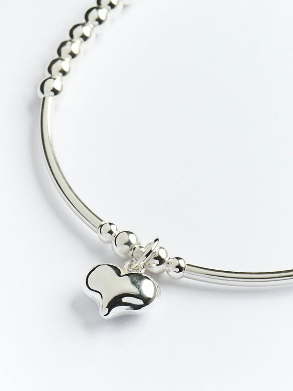 Halle Heart Tube Bracelet