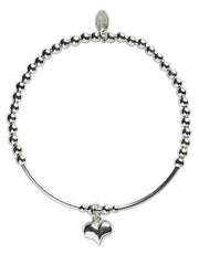 Halle Heart Tube Bracelet