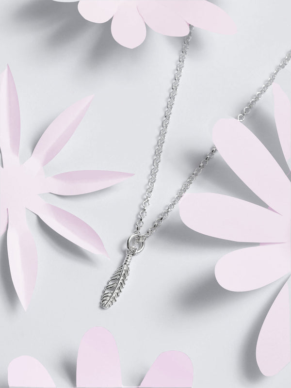 Faith Feather Necklace